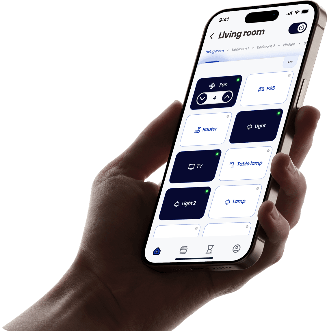Mobile app interface
